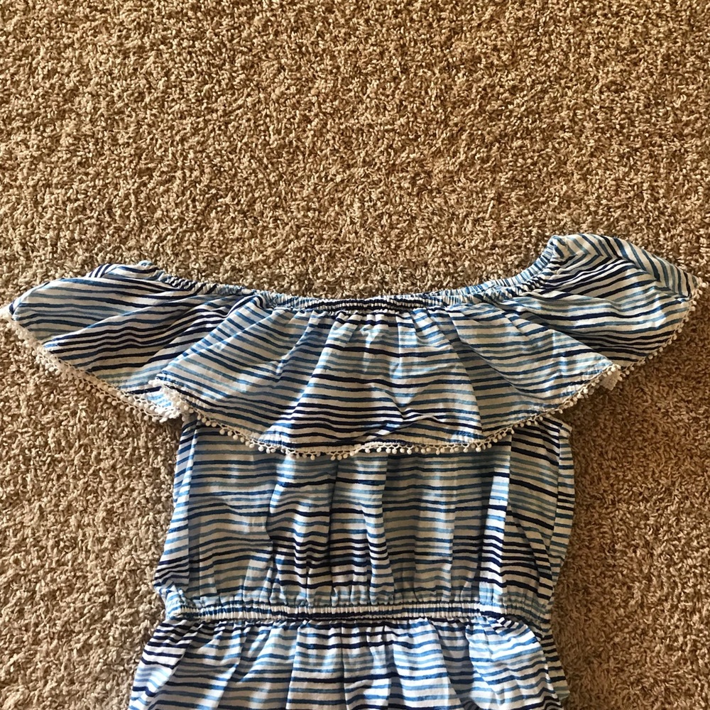 Faded Glory Blue and White Striped Dress - Picture 4 of 5